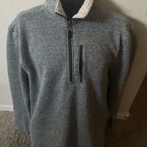Men’s pre own as is PGA tour pullover quarter zip pocket size L large